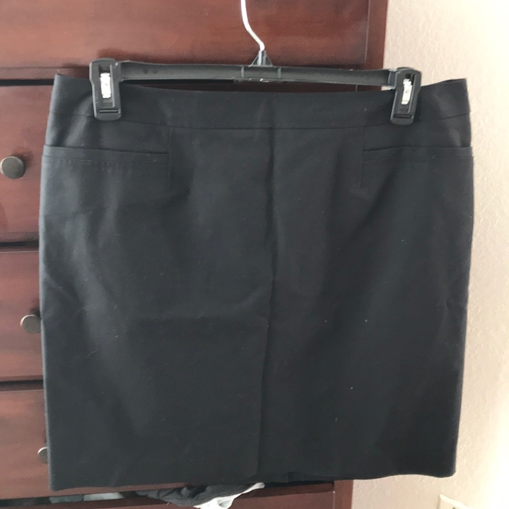 Black pencil skirt